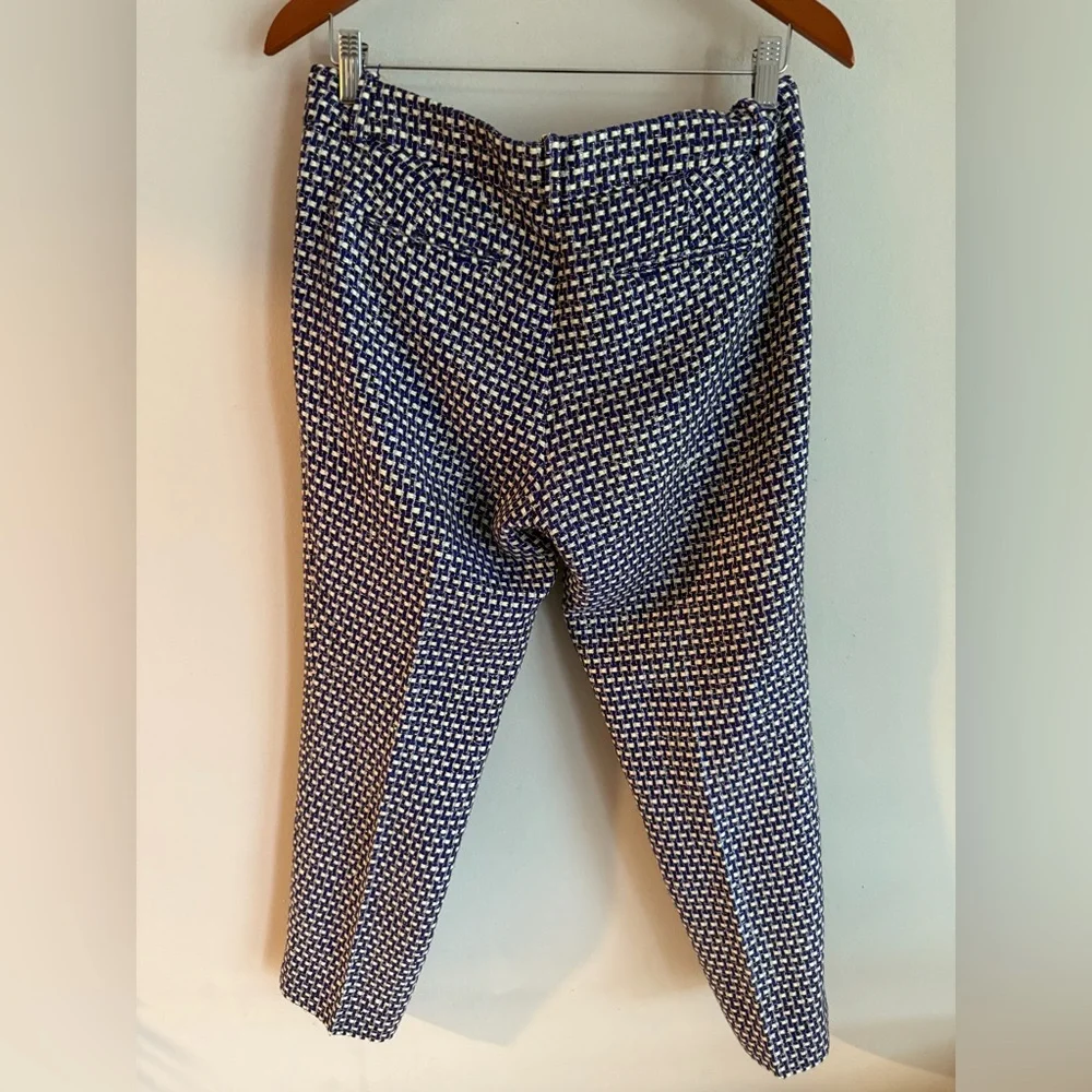 J. Crew Navy‎ and White Cafe Capri Pants size 4